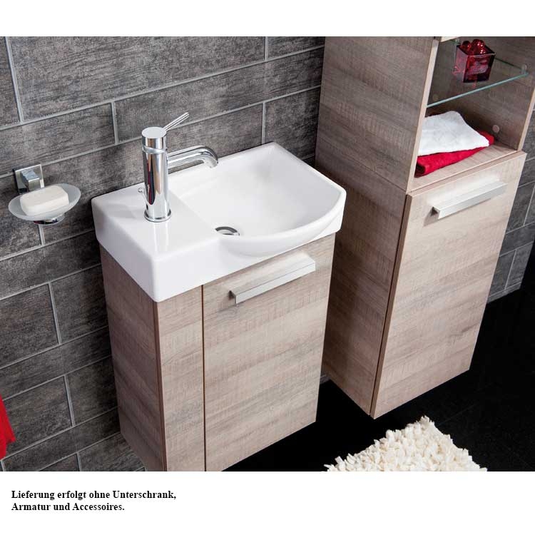 FACKELMANN Gäste-WC-Keramikbecken rechts