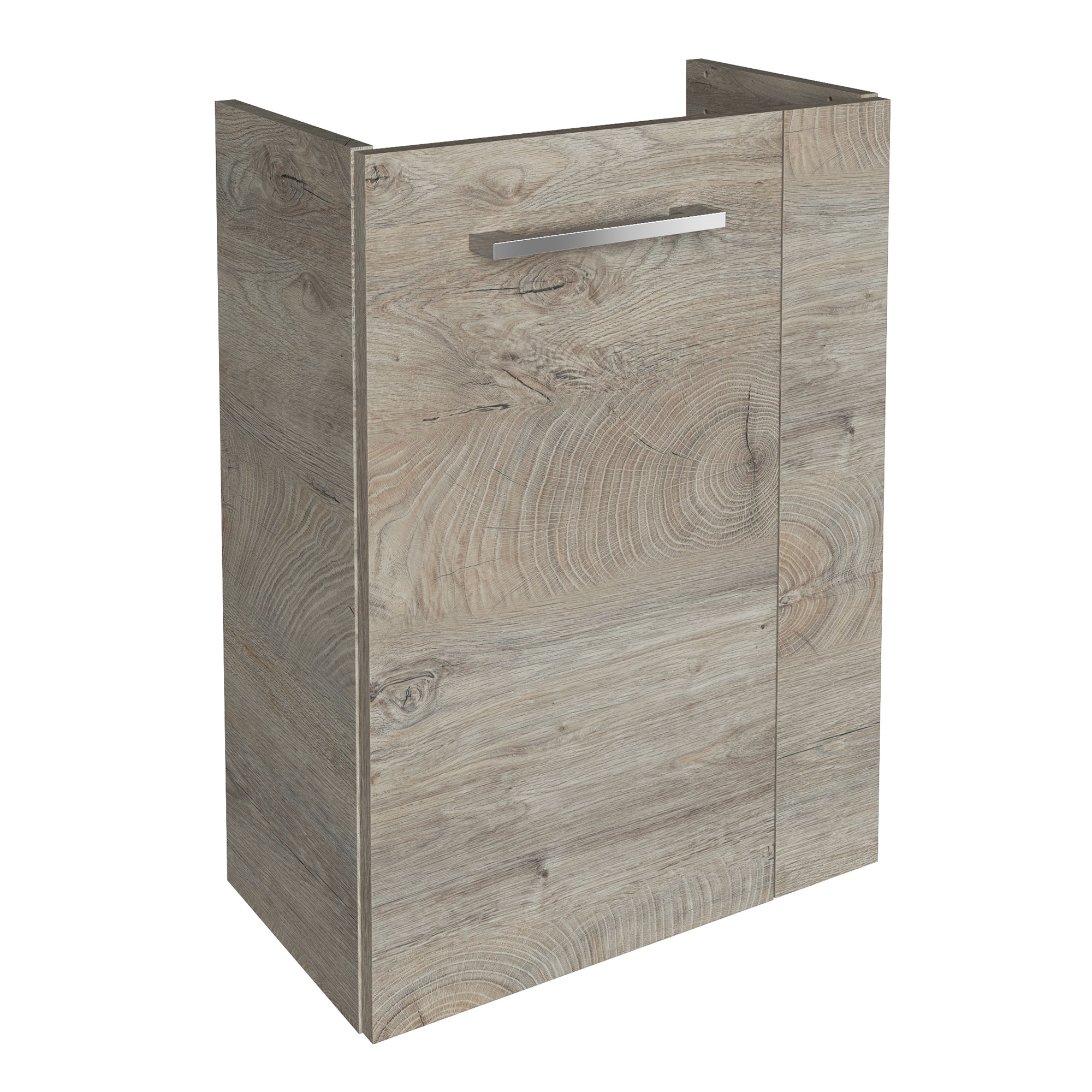 SBC Beckenunterschrank 45 - Front Nature Oak - Korpus Nature Oak - Linksanschlag