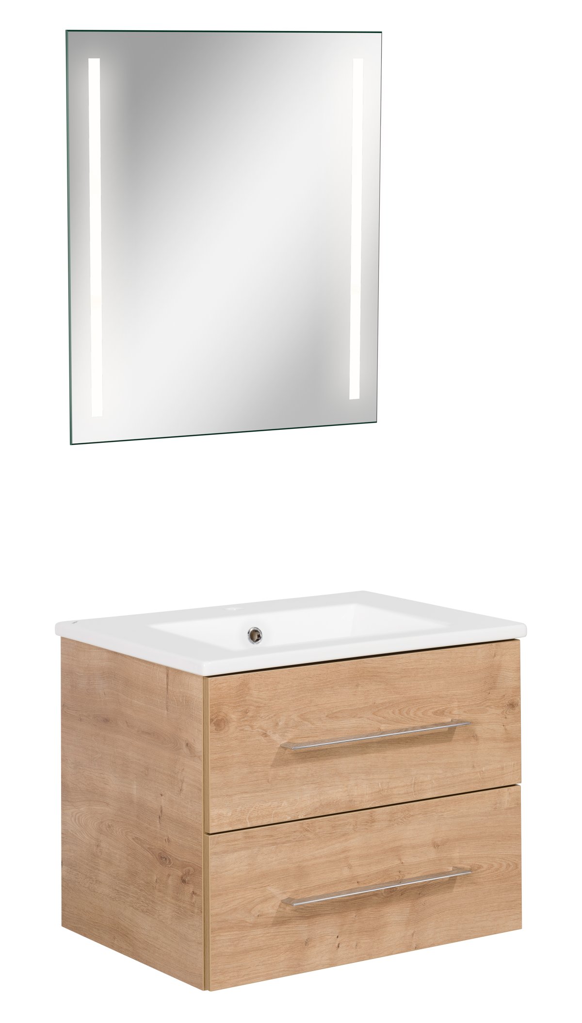Set B.Perfekt - Ast-Eiche 62 x 51 x 48 cm