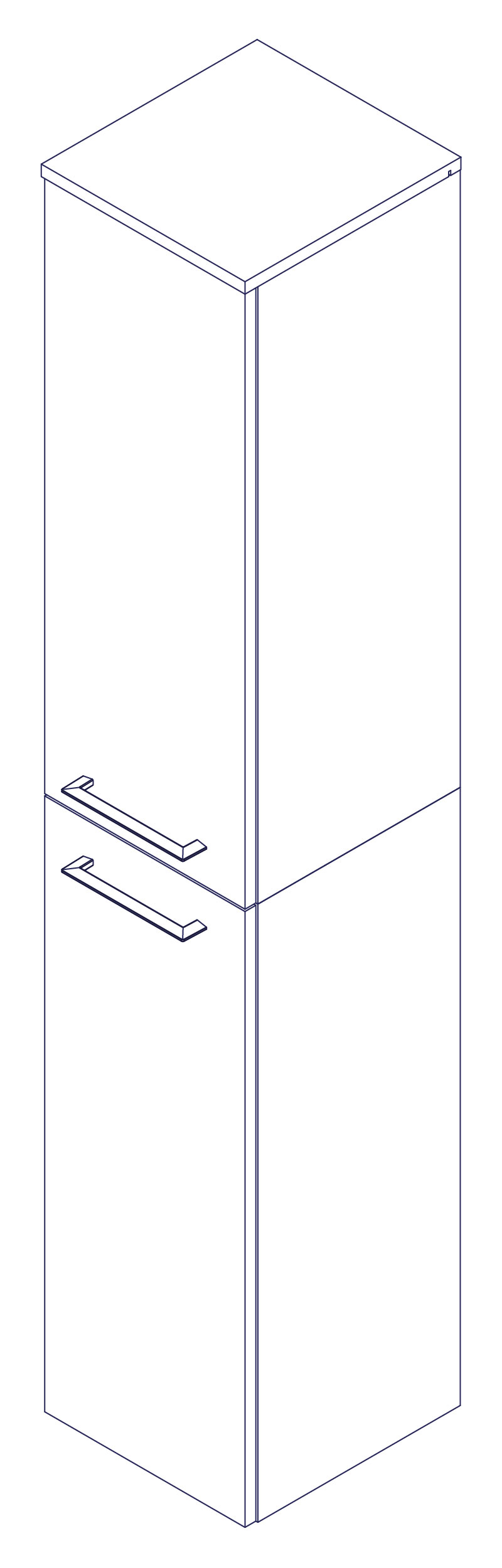 84752 FACKELMANN Lima Art.Nr: Hochschrank |