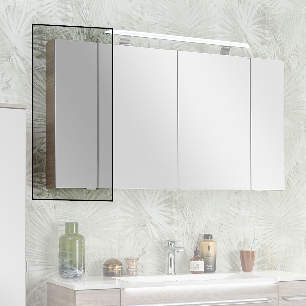 FACKELMANN Luxor Hängeschrank verspiegelt Links - Steinesche - 20cm Luxor Hängeschrank verspiegelt Links - Steinesche - 20cm