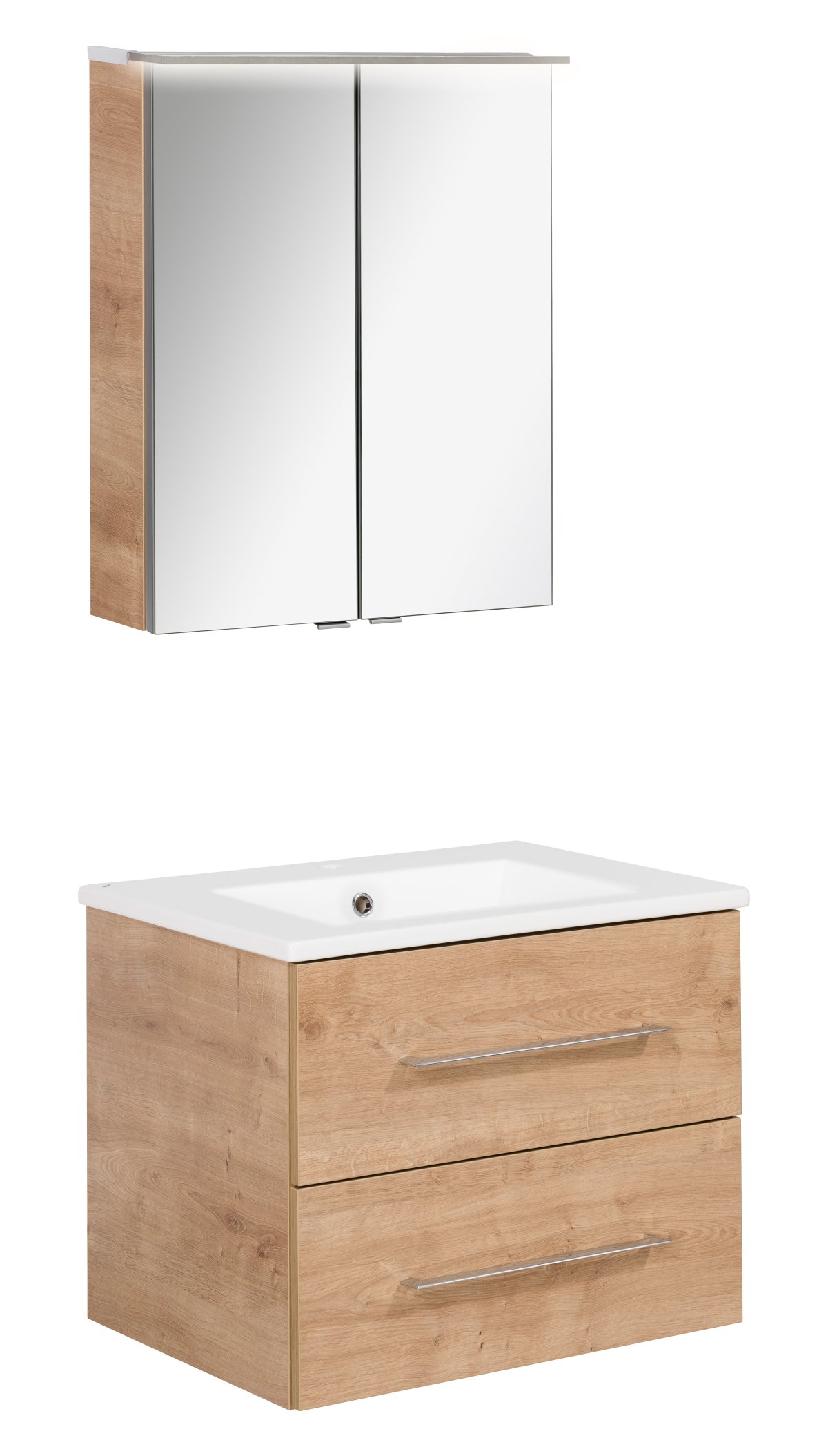 Set B.Perfekt - Ast-Eiche 62 x 51 x 48 cm