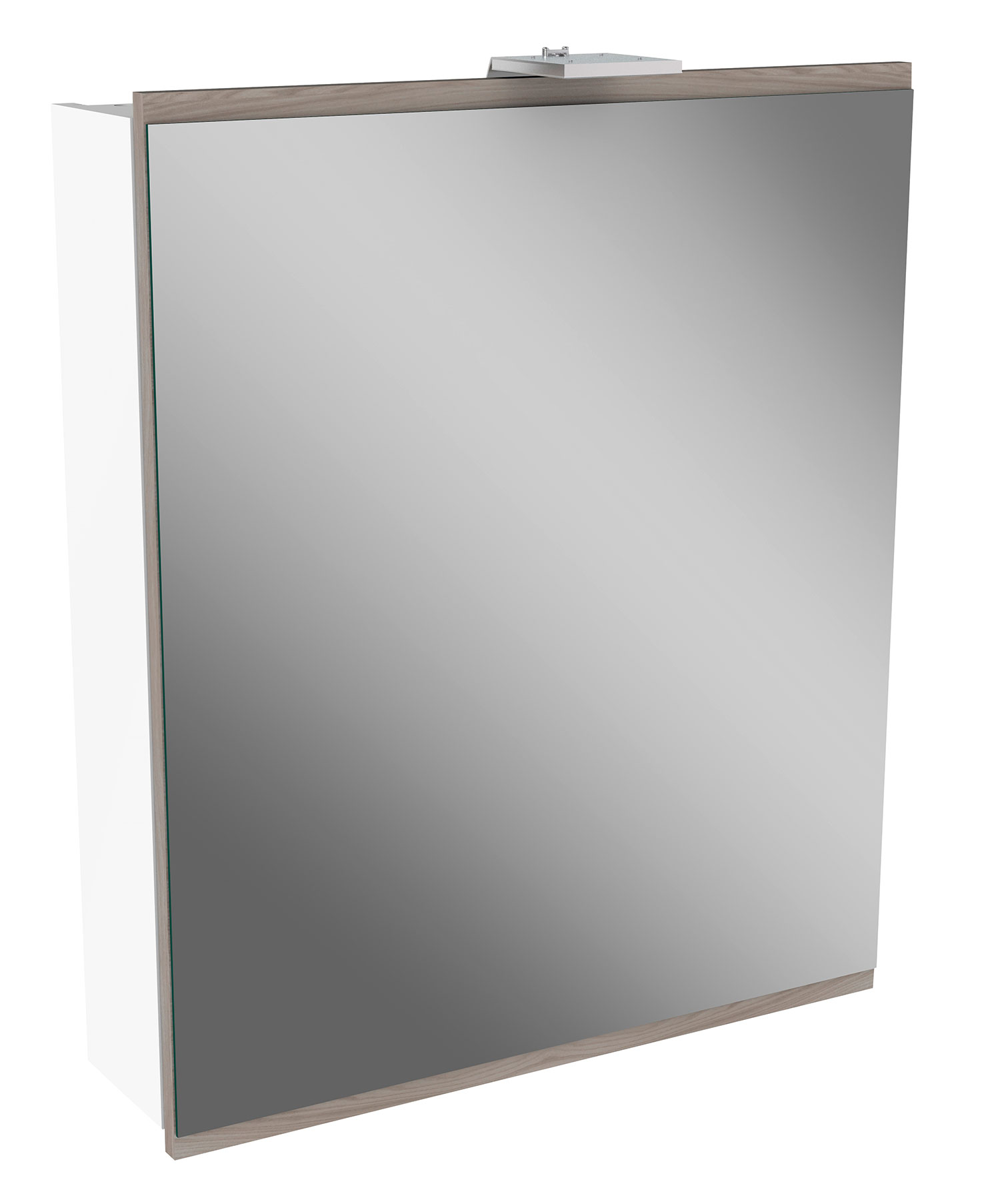 Lima Spiegelschrank 60cm Korpusfarbe: Weiß Matt Frontfarbe: Steinesche Lima Spiegelschrank 60cm Korpusfarbe: Weiß Matt Frontfarbe: Steinesche