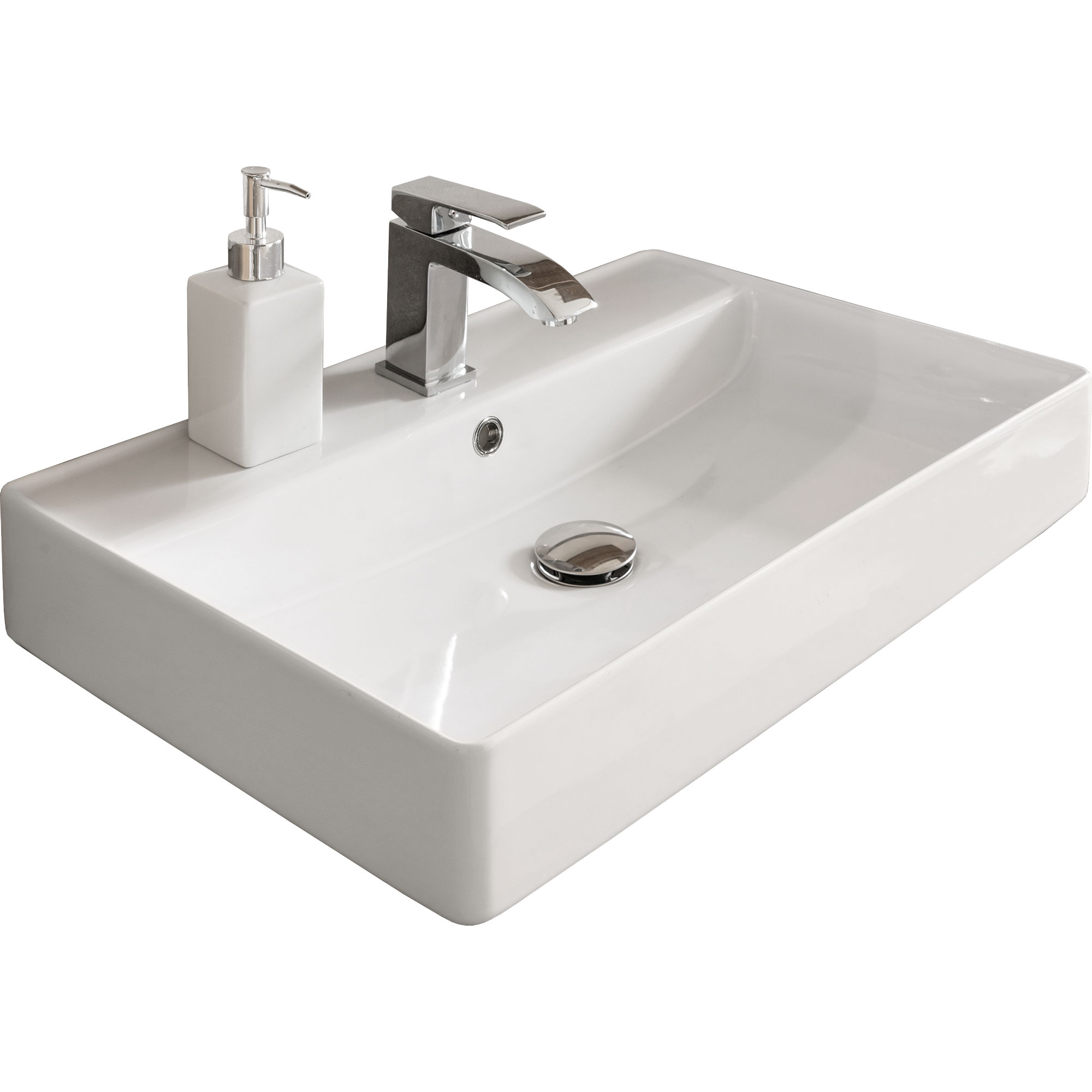 VAIDA Keramik Aufsatzbecken 61cm VAIDA Keramik Aufsatzbecken 61cm