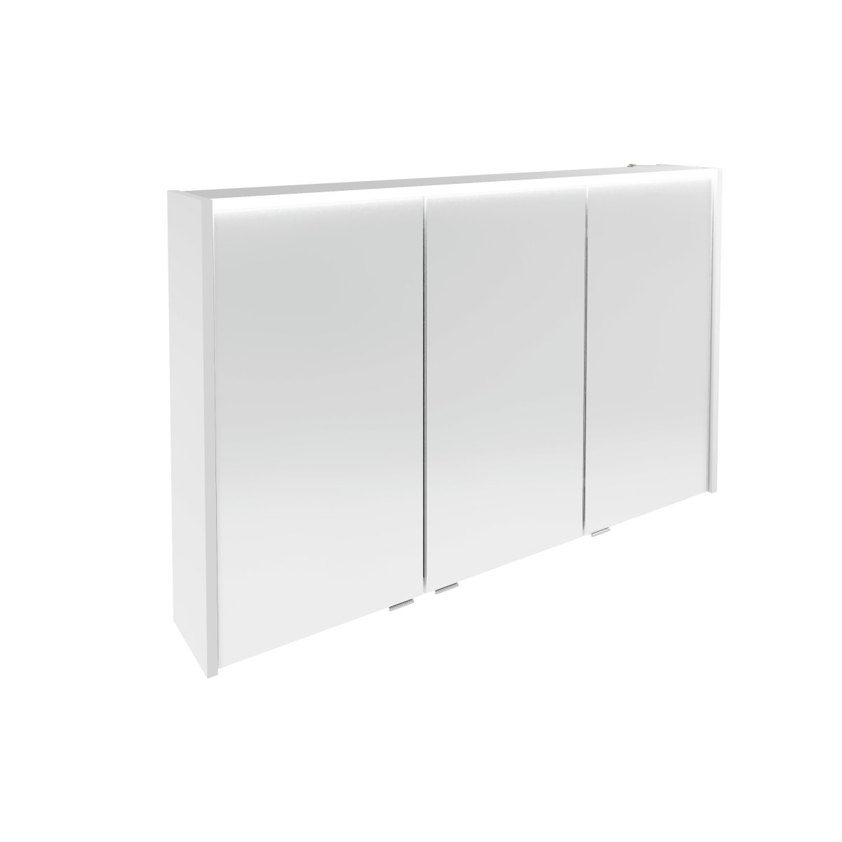 Verona Spiegelschrank 110cm - Weiß Glanz