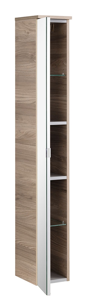 FACKELMANN Luxor Hochschrank verspiegelt Linksanschlag - 20cm