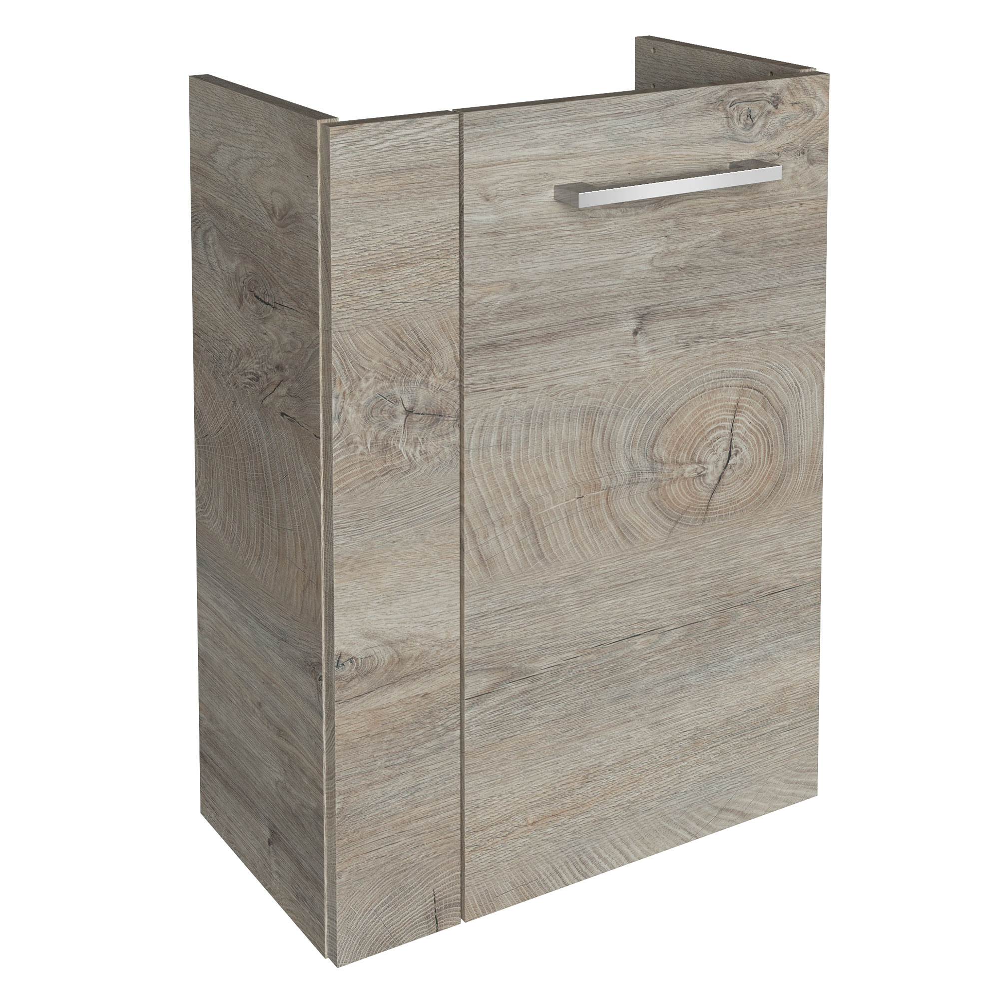 SBC Beckenunterschrank 45 - Front Nature Oak - Korpus Nature Oak - Rechtsanschlag SBC Beckenunterschrank 45 - Front Nature Oak - Korpus Nature Oak - Rechtsanschlag