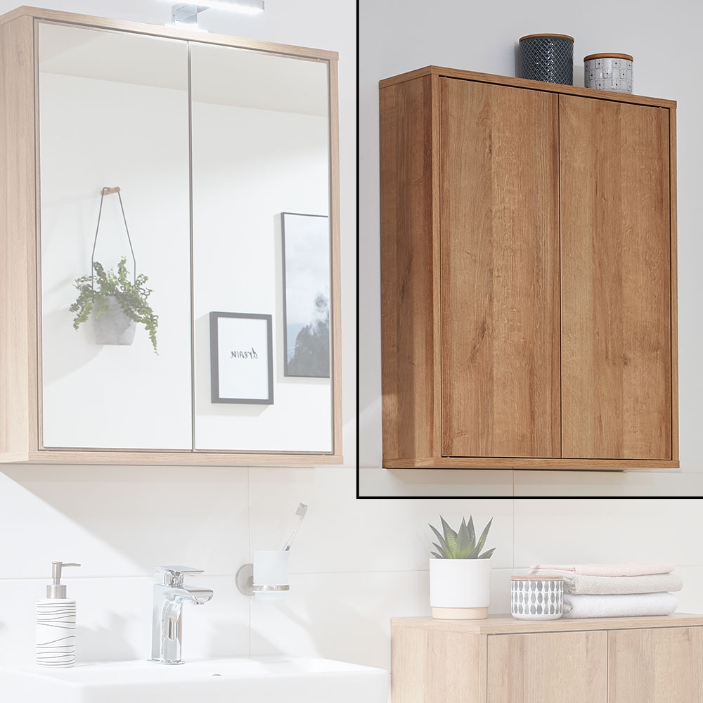 FACKELMANN Finn Doppel-Hängeschrank 60cm - Ast-eiche Finn Doppel-Hängeschrank 60cm - Ast-eiche