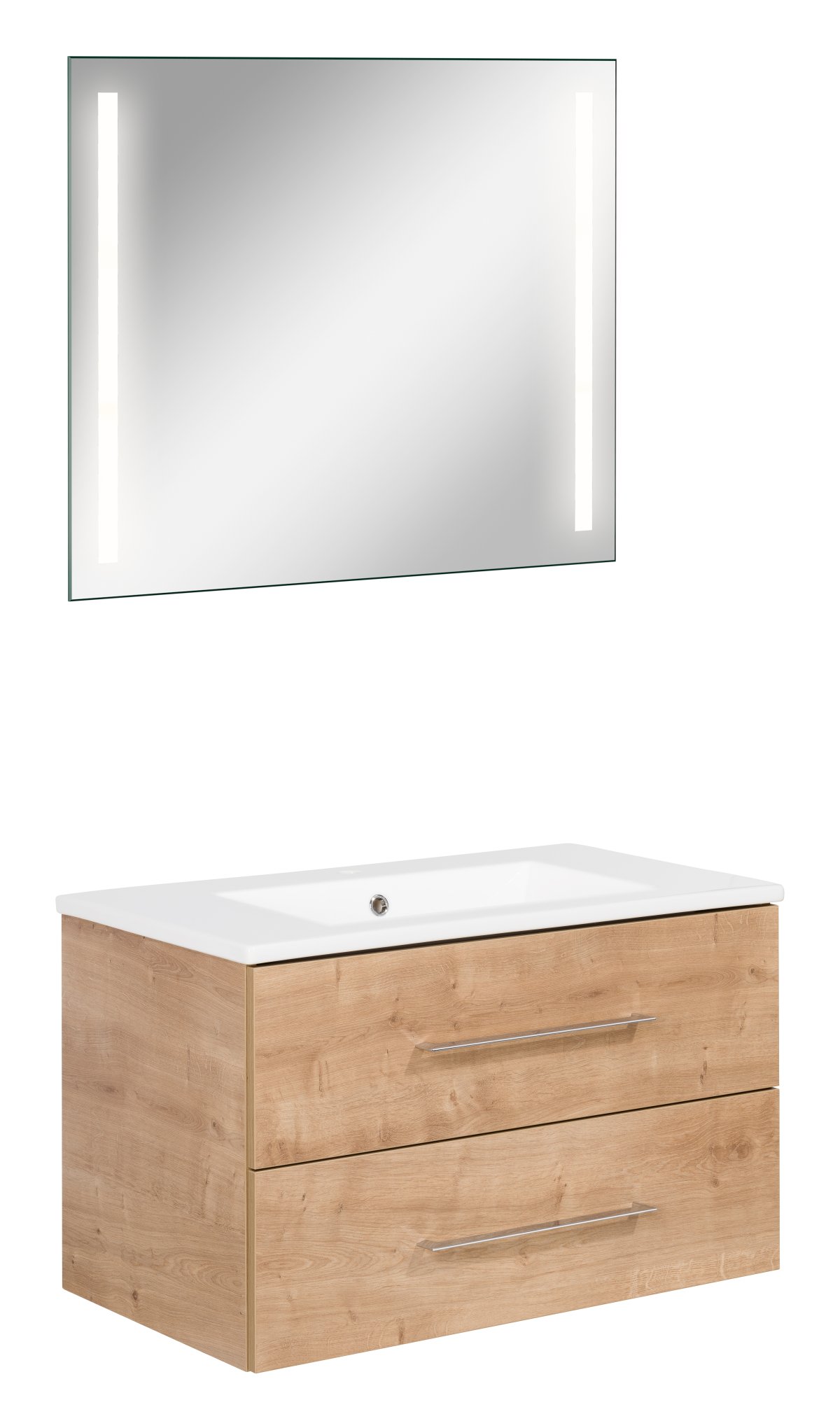 Set B.Perfekt - Ast-Eiche 82 x 51 x 48 cm