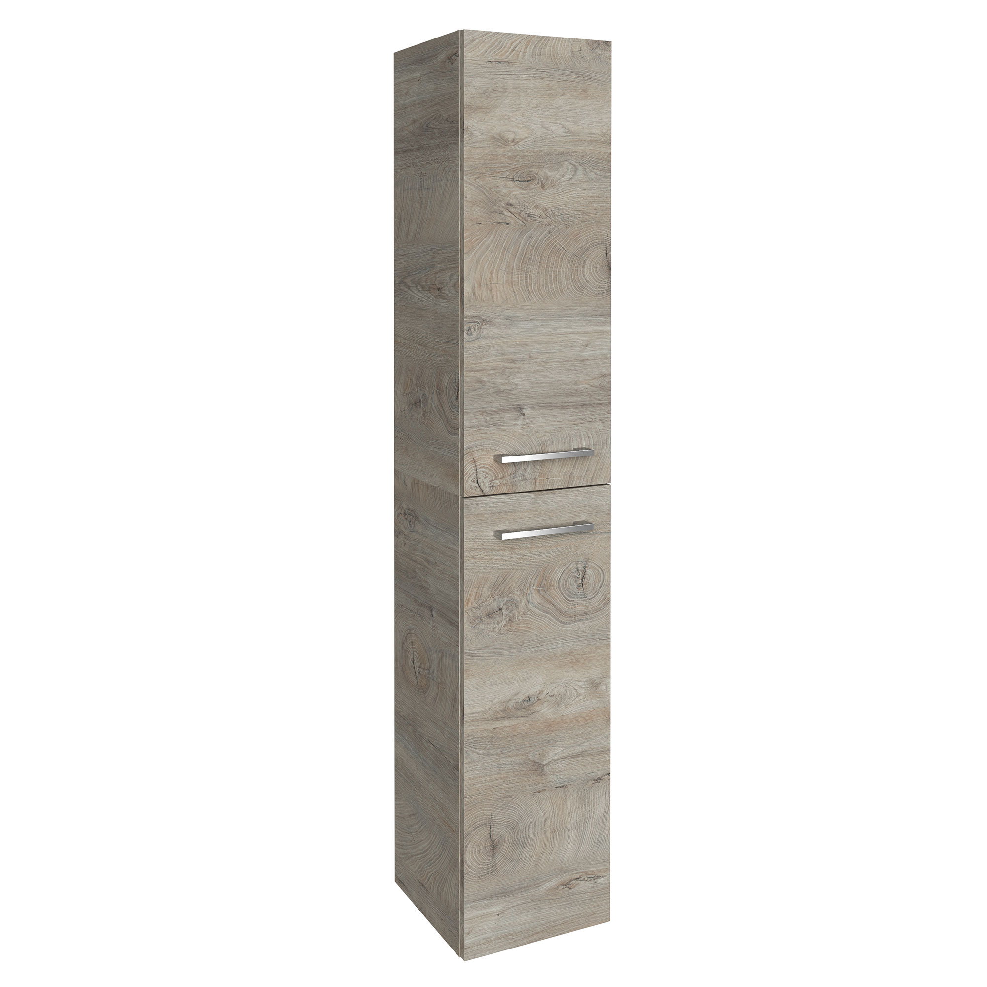 B.Style Hochschrank 30 cm Korpusfarbe: Nature Oak Frontfarbe: Nature Oak Anschlag: Links