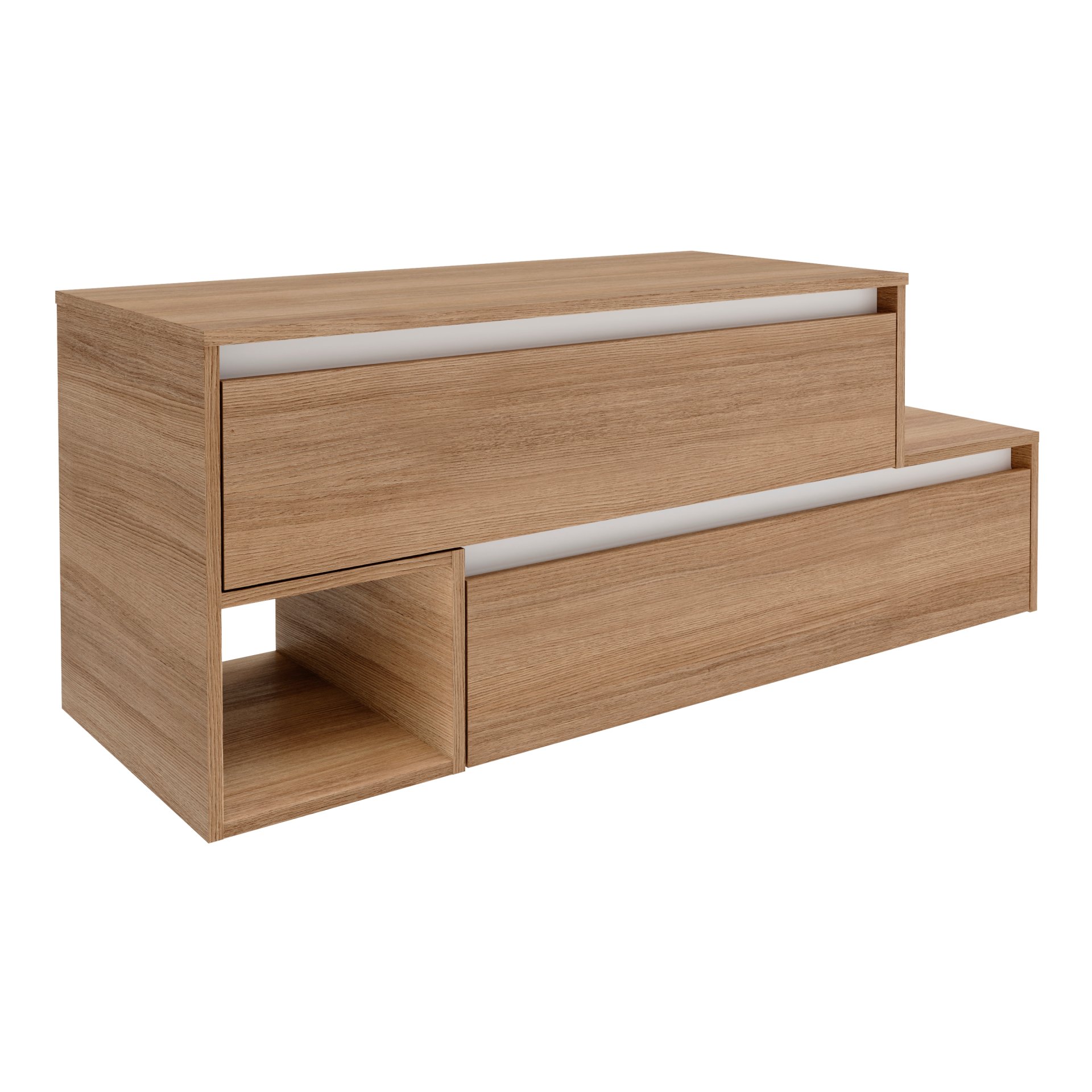 VITA L-Waschtisch-Unterschrank mit Adeckplatte