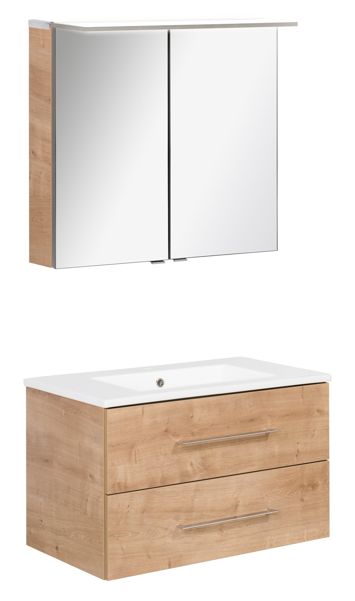 Set B.Perfekt - Ast-Eiche 82 x 51 x 48 cm